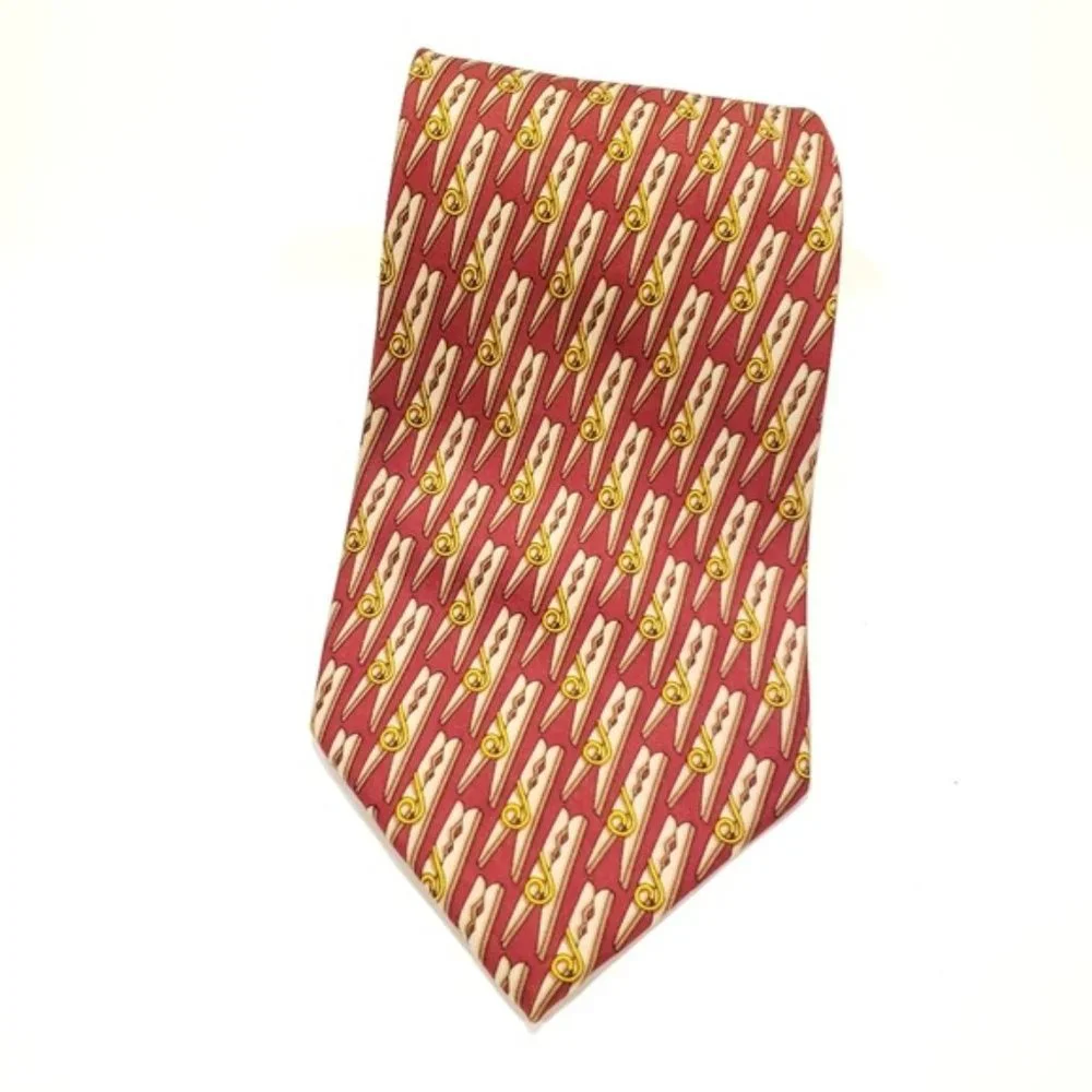 Gucci clothespin mens necktie